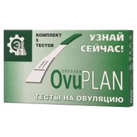 Тест-полоска для качественного определения овуляции ЛГ в моче исп. 2 OvuPLAN/Овуплан 3,5мм 5шт