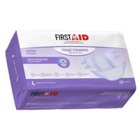 Подгузники для взрослых First Aid/Ферстэйд 30шт р.L миниатюра Подгузники для взрослых First Aid/Ферстэйд 30шт р.L миниатюра