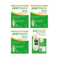 3X Тест-полоски для глюкометра Verio OneTouch/УанТач 50шт + 1X Глюкометр Verio Reflect OneTouch/УанТач 3X Тест-полоски для глюкометра Verio OneTouch/УанТач 50шт + 1X Глюкометр Verio Reflect OneTouch/УанТач