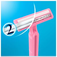 Одноразовая женская бритва Gillette (Жиллетт) Blue 2, 5 шт. миниатюра фото №3