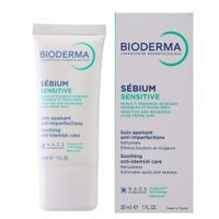 Крем для проблемной кожи лица увлажняющий и успокаивающий Sensitive Sebium Bioderma/Биодерма 30мл миниатюра фото №3 Крем для проблемной кожи лица увлажняющий и успокаивающий Sensitive Sebium Bioderma/Биодерма 30мл миниатюра фото №3