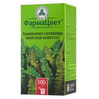 Морская капуста (ламинарии слоевища) пачка 100г Морская капуста (ламинарии слоевища) пачка 100г
