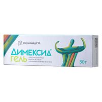 Димексид гель для наружного применения 25% 30г миниатюра Димексид гель для наружного применения 25% 30г миниатюра