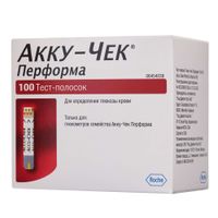 Тест-полоски Performa Accu-chek/Акку-Чек 100шт