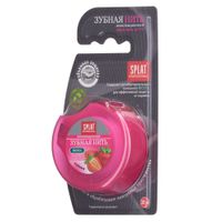 Нить зубная объемная клубника DentalFloss Professional Splat/Сплат 30м Нить зубная объемная клубника DentalFloss Professional Splat/Сплат 30м