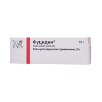 Фуцидин крем 2% 15г Фуцидин крем 2% 15г