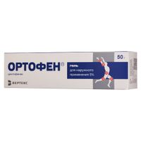 Ортофен гель для наружного применения 5% 50г Ортофен гель для наружного применения 5% 50г