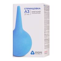 Спринцовка А3 с мягким наконечником Альпина Пласт 27мл