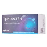 Трибестан таблетки п/о плен. 250мг 60шт Трибестан таблетки п/о плен. 250мг 60шт