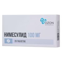 Нимесулид таблетки 100мг 20шт