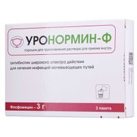 Уронормин-Ф порошок для приг. раствора для приема внутрь пак. 3000мг 8г 2шт Уронормин-Ф порошок для приг. раствора для приема внутрь пак. 3000мг 8г 2шт