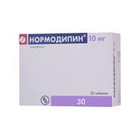 Нормодипин таблетки 10мг 30шт Нормодипин таблетки 10мг 30шт