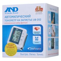 Тонометр автоматический на запястье UB-202 A&D/Эй энд Ди