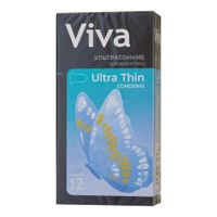 Презервативы ультратонкие Viva/Вива 12шт