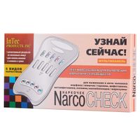 Тест для выявления 5 видов наркотиков в моче мультипанель Narcoscreen NarcoCHECK/Наркочек Тест для выявления 5 видов наркотиков в моче мультипанель Narcoscreen NarcoCHECK/Наркочек