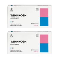 2Х Таниксен Солофарм таблетки п/о плен. 100мг 30шт