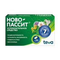 Ново-Пассит таблетки п/о плен. 30шт Ново-Пассит таблетки п/о плен. 30шт