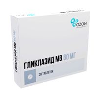 Гликлазид МВ таблетки с модифицированным высвобождением 60мг 30шт миниатюра фото №2