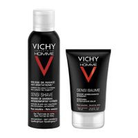 1X Пена для бритья против раздражения кожи Homme Vichy/Виши 200мл + 1X Бальзам после бритья cмягчающий Homme Sensi Baume Vichy/Виши 75мл 1X Пена для бритья против раздражения кожи Homme Vichy/Виши 200мл + 1X Бальзам после бритья cмягчающий Homme Sensi Baume Vichy/Виши 75мл