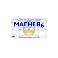 Магне В6 таблетки п/о 48мг+5мг 60шт Магне В6 таблетки п/о 48мг+5мг 60шт