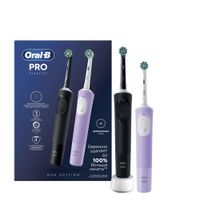 Набор Vitality Pro Oral-B/Орал-би: Щетка зубная электрическая черная и лиловая