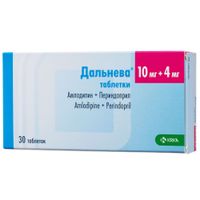 Дальнева таблетки 10мг+4мг 30шт Дальнева таблетки 10мг+4мг 30шт
