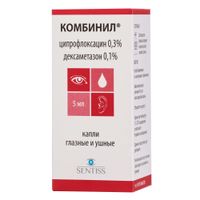 Комбинил капли глазные и ушные 5мл Комбинил капли глазные и ушные 5мл