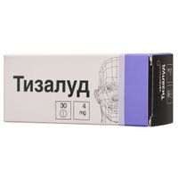 Тизалуд таблетки 4мг 30шт