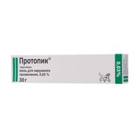 Протопик мазь для наружного применения 0,03% 30г Протопик мазь для наружного применения 0,03% 30г