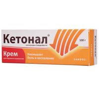 Кетонал крем для наружного применения 5% 100г Кетонал крем для наружного применения 5% 100г