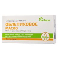 Облепиховое масло суппозитории ректальные 500мг 10шт Облепиховое масло суппозитории ректальные 500мг 10шт