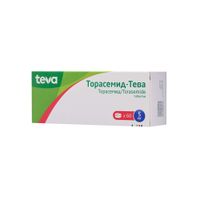 Торасемид-Тева таблетки 5мг 60шт Торасемид-Тева таблетки 5мг 60шт