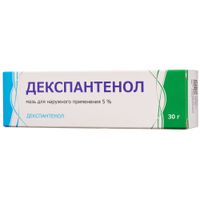 Декспантенол мазь для наружного применения 5% 30г Декспантенол мазь для наружного применения 5% 30г
