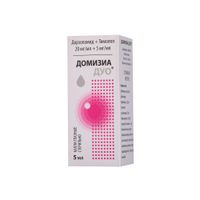 Домизиа Дуо капли глазные 20мг/мл+5мг/мл 5мл