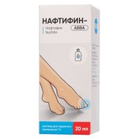 Нафтифин-АВВА раствор для наружного применения 1% 20мл Нафтифин-АВВА раствор для наружного применения 1% 20мл