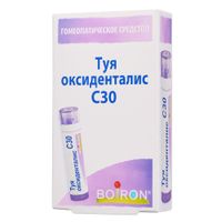 Туя оксиденталис С30 гранулы гомеопатические пенал 4г