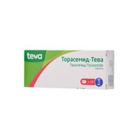 Торасемид-Тева таблетки 5мг 30шт Торасемид-Тева таблетки 5мг 30шт
