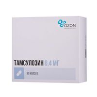 Тамсулозин капсулы с пролонгированным высвобождением 0,4мг 90шт Тамсулозин капсулы с пролонгированным высвобождением 0,4мг 90шт