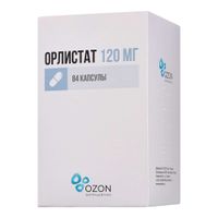 Орлистат капсулы 120мг 84шт Орлистат капсулы 120мг 84шт
