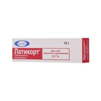 Латикорт мазь для наружного применения 0,1% 15г