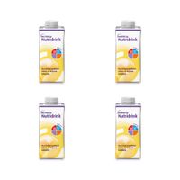 4Х Смесь жидкая высококалорийная банан Nutridrink/Нутридринк 200мл