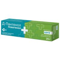 Д-Пантенол Новатенол крем для наружного применения 5% 25г
