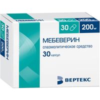 Мебеверин капсулы пролонгированного действия 200мг 30шт