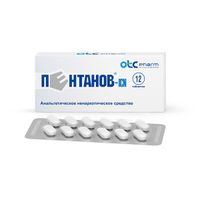 Пентанов-ICN, обезболивающее с кодеином, таб.12 шт. миниатюра фото №2