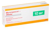 Метотрексат-Эбеве раствор для инъекций шприц 10мг/мл 1мл+Игла с автоматической системой защиты