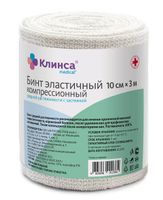 Бинт эластичный средней растяжимости Клинса 300x10см