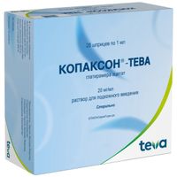 Копаксон-Тева раствор для п/к введ. шприц 20мг/мл 1мл 28шт миниатюра фото №2