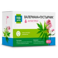 Валериана+Пустырник комплекс экстракта Будь Здоров! капсулы 395мг 90шт