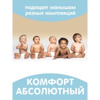 Подгузники Giraffe Lovular/Ловулар р.Nb 0-4кг, 76шт миниатюра фото №5