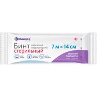 Бинт стерильный высокой плотности Клинса 700x14см